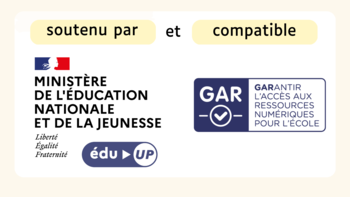 Soutenu par le Ministère de l'Education nationale et raccordé au GAR