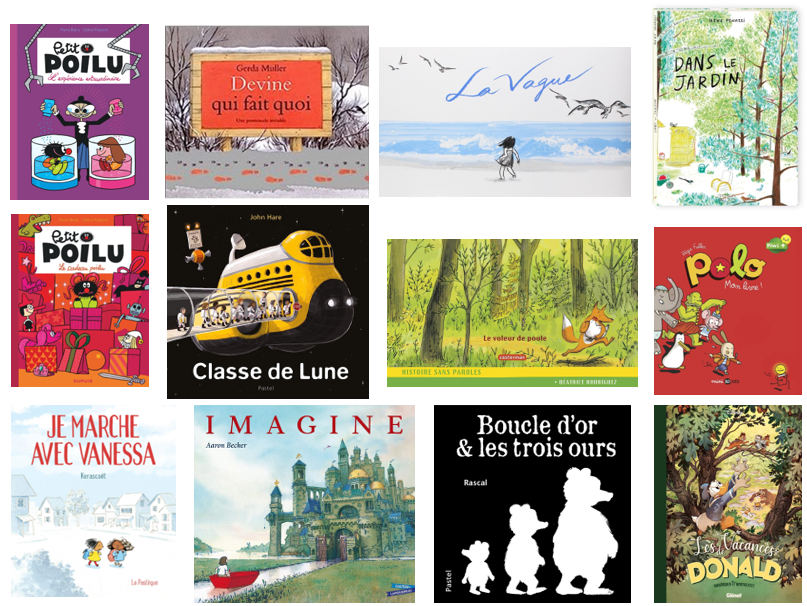 Parcours illustrations : albums sans texte