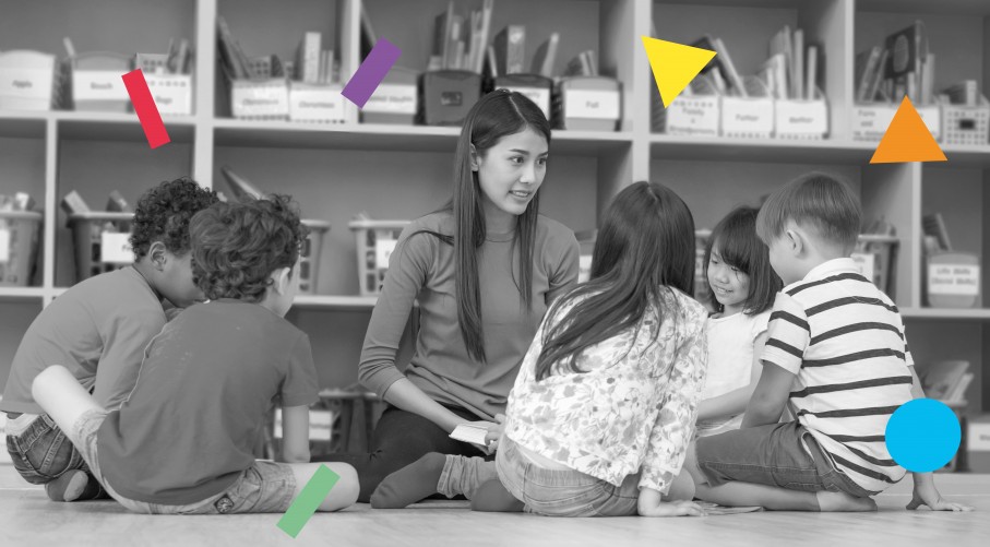 enfants en bibliothèque