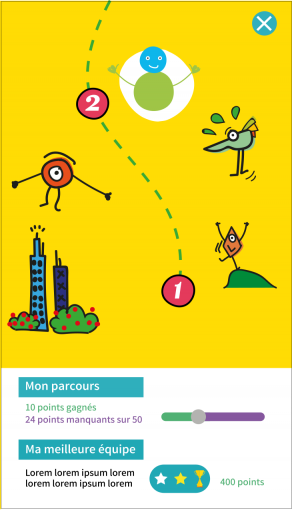 Plateau de jeu niveau 2